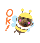 トイプードル家族スタンプ（個別スタンプ：23）