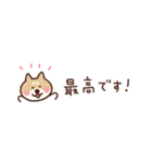 柴犬（毎日使える敬語）（個別スタンプ：10）