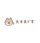 柴犬（毎日使える敬語）（個別スタンプ：19）