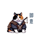 毎日使える侍猫【ねこ、かわいい、連絡】（個別スタンプ：11）