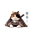 毎日使える侍猫【ねこ、かわいい、連絡】（個別スタンプ：21）