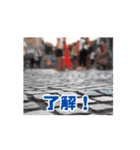 幾何学模様の含まれる挨拶2（個別スタンプ：13）