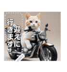 【待ち合わせに便利】バイク猫ちゃん（個別スタンプ：14）