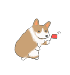 やわらかふんわりコーギー（個別スタンプ：20）