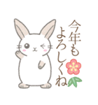 祝福※うさぎさん（個別スタンプ：30）