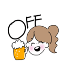 がんばるCAちゃん（個別スタンプ：16）