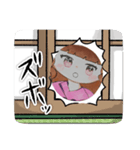 女の子イラスト1（個別スタンプ：3）