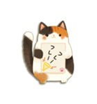 毎日使える♡ねこ付箋（個別スタンプ：14）