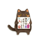 毎日使える♡ねこ付箋（個別スタンプ：37）