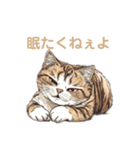 強面で生意気な猫（日常使い）（個別スタンプ：2）