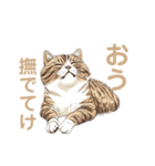 強面で生意気な猫（日常使い）（個別スタンプ：6）
