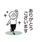 ◉よく動く◉おしゃれ◉かっこいい線画（個別スタンプ：7）