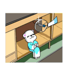 しろくまと夏 3（個別スタンプ：4）