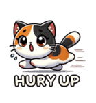 三毛猫の優しい日常（個別スタンプ：9）