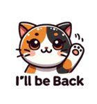 三毛猫の優しい日常（個別スタンプ：28）