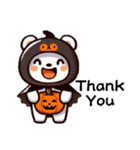 シロクマハロウィン（個別スタンプ：27）