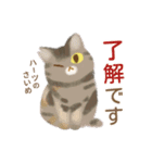 ハーツ保護猫シェルター・毎日使える似顔絵（個別スタンプ：2）