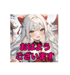 不知火の美少女＆イケメンスタンプ（個別スタンプ：1）