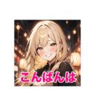 不知火の美少女＆イケメンスタンプ（個別スタンプ：3）