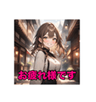 不知火の美少女＆イケメンスタンプ（個別スタンプ：4）