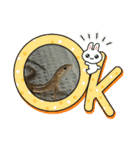カナヘビのかなもち（個別スタンプ：4）