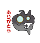 可愛いいきものブローチスタンプ（個別スタンプ：10）