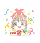 メガ盛りうさぎ女子（個別スタンプ：3）