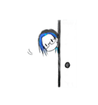 青好き！和装好き！つい働きすぎる蛍都智彰（個別スタンプ：7）