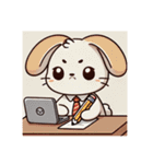 かわいいどうぶつの仲間たちスタンプ（個別スタンプ：3）
