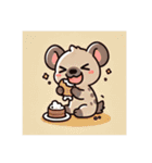 かわいいどうぶつの仲間たちスタンプ（個別スタンプ：11）