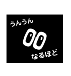 目は口ほどに物を言っちゃうスタンプ①（個別スタンプ：4）