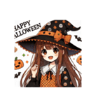 かわいい彼女♡ハロウィン2（個別スタンプ：4）