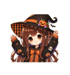 かわいい彼女♡ハロウィン2（個別スタンプ：5）