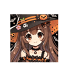 かわいい彼女♡ハロウィン2（個別スタンプ：7）