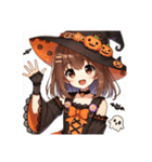 かわいい彼女♡ハロウィン2（個別スタンプ：8）