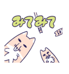 絵を描くチベットスナギツネ（個別スタンプ：4）