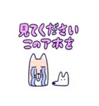 絵を描くチベットスナギツネ（個別スタンプ：34）