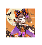 かわいい彼女♡ハロウィン（個別スタンプ：2）