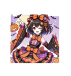 かわいい彼女♡ハロウィン（個別スタンプ：5）