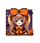 かわいい彼女♡ハロウィン（個別スタンプ：6）