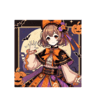 かわいい彼女♡ハロウィン（個別スタンプ：7）