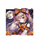 かわいい彼女♡ハロウィン（個別スタンプ：8）