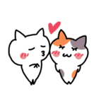 しろねこみーたん2 日常編（文字なし）（個別スタンプ：3）