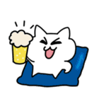 しろねこみーたん2 日常編（文字なし）（個別スタンプ：4）