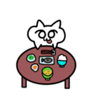 しろねこみーたん2 日常編（文字なし）（個別スタンプ：14）