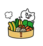 しろねこみーたん2 日常編（文字なし）（個別スタンプ：19）