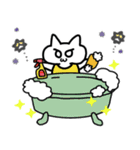 しろねこみーたん2 日常編（文字なし）（個別スタンプ：21）