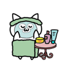 しろねこみーたん2 日常編（文字なし）（個別スタンプ：23）