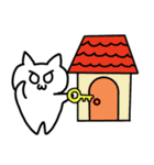 しろねこみーたん2 日常編（文字なし）（個別スタンプ：24）