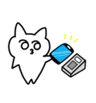 しろねこみーたん2 日常編（文字なし）（個別スタンプ：27）